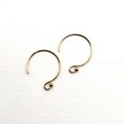 1pair Real 14k Gold Filled Earwire 22x15mm 14k Gf Earwire Hooks Earring Making