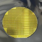 5 In Silicon Wafer - Gold Hue  Scratch Mark  See Images