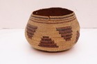 Yurok Hupa Bowl Basket Ca  1920  Size 5 75 h X 7 5 w  Hand Woven Native American