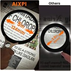 Magnifying Glass With Light Large 5  Lens  20x 30x Handheld Illuminated Light   