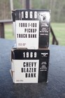 1969 Chevy Blazer   1966 Ford F-100 Truck Ertl Bank- Wix Filters 1 25 Scale Nib