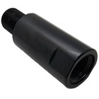 Barrel Extension 1 2x28 Thread     Cnc Machined Steel     Black     1 5  Long