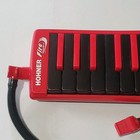 Hohner Fire Melodica 32 Key Black   Red Keyboard Harmonica Instrument Used Vg