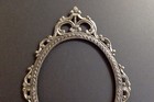 Vintage Brass Oval Frame Ornate Frame 9 5 X 11 5 Inches Opening - Medium Size