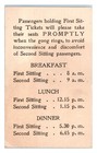 Cunard Anchor Line Cruise Ship S s  Columbia Dining Saloon Seating Place Card B6