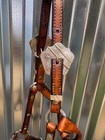 Congress Leather Silver Western Show Horse Halter   Weanling Size