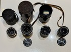 Nikon  Canon  Vivitar Camera Lenses 50mm 28mm 35mm Manual Fd F Mount Lot