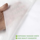100 Pack 31 5  X 71  Disposable Massage Bed Cover White Non Woven Fabric Mass   