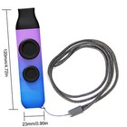 Skin-feeling Dual Tone Hole Kazoo Adjustable Tone Gradient Colorful For Kids