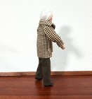 Dollhouse Miniature Grandpa Grandfather Porcelain Doll Modern Style 1 12 Scale
