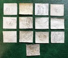 Egypt 1879  Sphinx And Pyramid Classic Stamps Selection To 5 Piastres