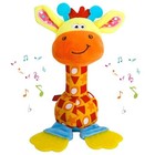 Baby Teether Rattle Toy Soft Giraffe Plush Sensory Shaker Newborn 0-12 Months