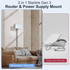 For Starlink Gen 3 Router Mount  2 In 1 For Starlink V3 Mesh Router Wall Mount A