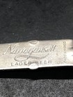 Vtg Narragansett    lager Beer Bottle Cap Opener Church Key Hi Neighbor  1960   s