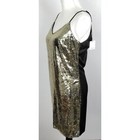 Grace Karin Womens Gold Sequin Mini Dress Cocktail Formal Party Zip Size Small