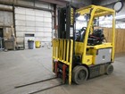 2019 Hyster Model E50xn-33  5 000   5000  Cushion Tired 48 V Electric Forklift