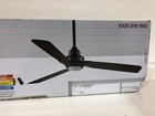 Home Decorators Ester 54 In  Led Indoor outdoor Matte Black Ceiling Fan  open 