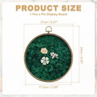 Wall Hanging Brooch Jewelry Storage  8 3  Pin Board For Decor  Dark Green