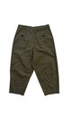Comme Des Gar  ons Homme Hi-p008 Khaki Baggy Cropped Cotton Pants Japan L