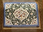 Antique vintage Persian Khatam Marquetry Box - Hand-painted Top Plaque