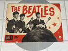 The Beatles Original 1964 Huge Dell Color Banner Poster 52 1 2  X 18 1 2 