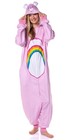 Care Bears Hooded Union Suit One Piece Costume Womens Pajama