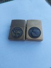 Vintage  Camel Brass Zippo Lighter Set