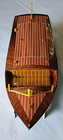  sylvia  Vintage Style Runabout Woody Race Boat 28  Model Rc Boat Kit With Stand