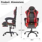 Racing Style Gaming Headrest And Lumbar Support Ergonomic High Back Office Chair