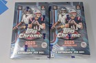  4  2025 Topps Chrome Football Hobby Box Lot Of 4   Sealed   In Hand