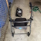 Medline Basic Rollator With 6in Wheels 4 Wheel Walker 350lbs Black New