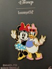 Loungefly Disney Minnie   Daisy Friends  Peace Sign Enamel Pin New On Card