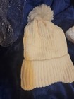 4 Pcs Winter Knitted Beanie Set With Scarf Gloves Sock Warm Fleece Lined Kni   