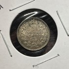 1912 Five Cent 5 Silver Canadian Coin Au   Unc