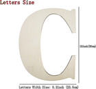 Big Unfinished Wooden Letters For Wall Decor 12 Inch Large Wooden Alphabet Blank