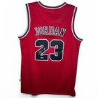 Michael Jordan Hand Signed Nba Finals    97 Red Basketball Bulls Jersey Coa Holo