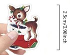 40 Pcs 1    Vintage Christmas Stickers Small Business Envelope Seals Gifts Crafts