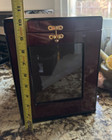 Beautiful High Gloss Cigar Humidor With Swivel Base   Hygrometer  free Shipping 