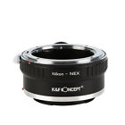 K f Concept Adapter With Tripod For Nikon F Mount Lens To Sony E Mount Nex A7ii