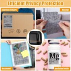 2-pack Identity Theft Protection Roller Stamp Privacy Block With 4 Ink Refills