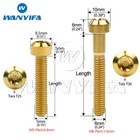Titanium Bolt M5 m6x10 15 20 25 30 35 40 50 60 70 80mm Chamfered Torx Head Screw