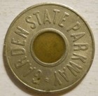 Car Transit Token Garden State Parkway  new Jersey   read 