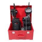 Prox Xt-mch1tx2-30ft Set Of 2 1 Ton Manual Chain  Hoists W 30  Chains   Case    