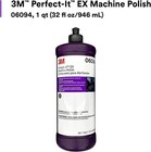 3m Perfect-it Ex Machine Polish 06094 High Performing  1 Qt  32 Fl Oz  946 Ml 