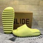 Adidas Yeezy    glow Green    Sandal Slide Size 11