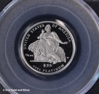2004-w  25 Proof 1  4oz Platinum Eagle Pcgs Pr 69 Dcam