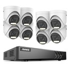 Annke 8ch Dvr 5mp Audio Security Camera System H 265  Outdoor Color Night Vision