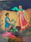 Vtg Russian Hand Painted Lacquer Box Vibrant Colors Fedoskino 1983 Signed   Coa