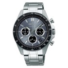 Seiko Watch Sbtr027 Men s Silver Quartz Chronograph  With Three Horizontal Lines