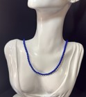 Old-mine High-end Lapis Lazuli Royal Blue Necklace-4mm Beads